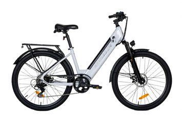 Електровелосипед E-City (500W/36V/10.4Ah) на 26 дюймових колесах crosser-e-city-gray фото