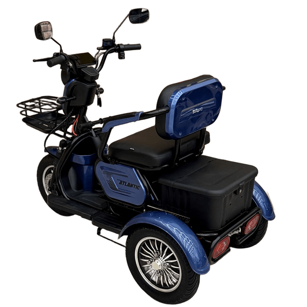 Електричний трицикл Corso &laquo;Atlantic&raquo; TL-220143 (1) + 1 ЯЩИК АКУМ, двигун 1200W, акумулятор 72V/23Ah, колеса 300-10 corso-atlantic-blue фото