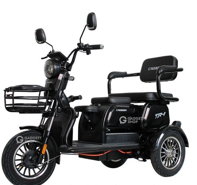 Електричний трицикл Crosser TR-1 (1500W, 72V, 24Ah)  00-742 фото