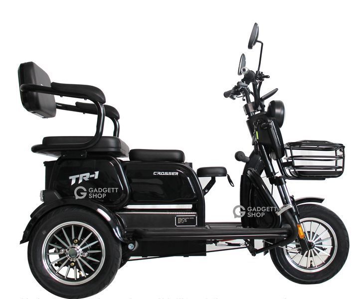 Електричний трицикл Crosser TR-1 (1500W, 72V, 24Ah)  00-742 фото