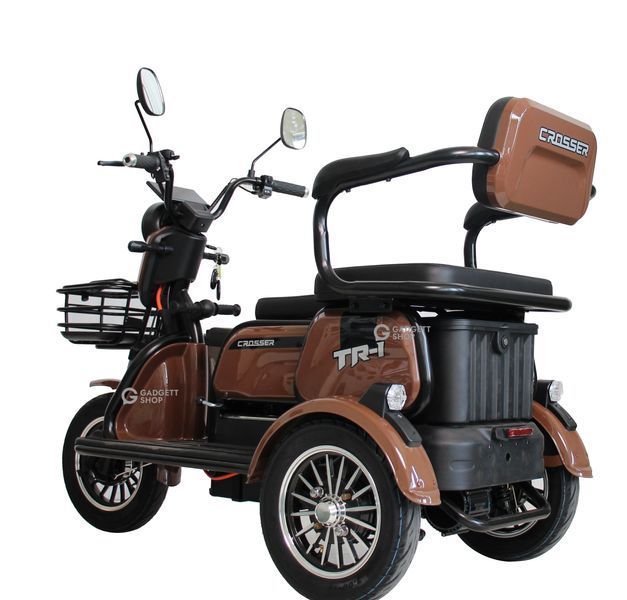 Електричний трицикл Crosser TR-1 (1500W, 72V, 24Ah)  00-745 фото