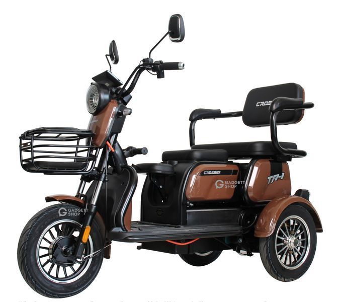 Електричний трицикл Crosser TR-1 (1500W, 72V, 24Ah)  00-745 фото
