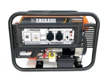 Бензиновый генератор Vackson FPG8000E1 3,5 кВт с медной обмоткой 00-764 фото