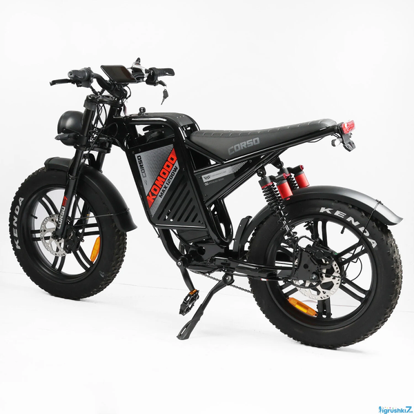 Електрофетбайк Corso &laquo;Komodo Max&raquo; 20" дюймів KM-84309 (1) рама сталева, двигун 1200W, акумулятор 60V21AH corso-komodo-red фото