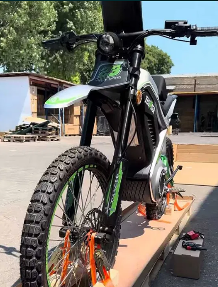 Електромотоцикл Crosser Thunder Pro (6600W 72V Li-ion 35Ah) байк 2025 08-888 фото