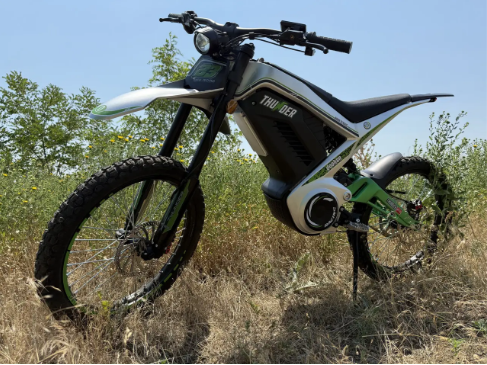 Електромотоцикл Crosser Thunder Pro (6600W 72V Li-ion 35Ah) байк 2025 08-888 фото