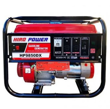 Бензиновый Генератор 3,3 кВт HIROPOWER HP9850DX Медная обмотка 00-874 фото