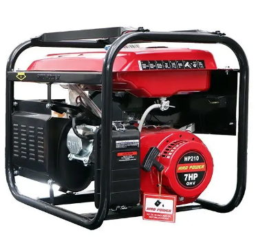 Бензиновый Генератор 3,3 кВт HIROPOWER HP9850DX Медная обмотка 00-874 фото