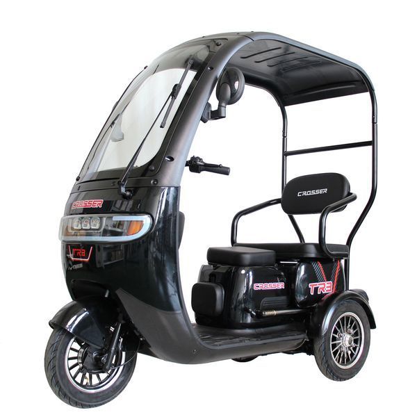 Электроскутер трехколесный Crosser TR3 (800W, 72V,20Ah) 00-114 фото