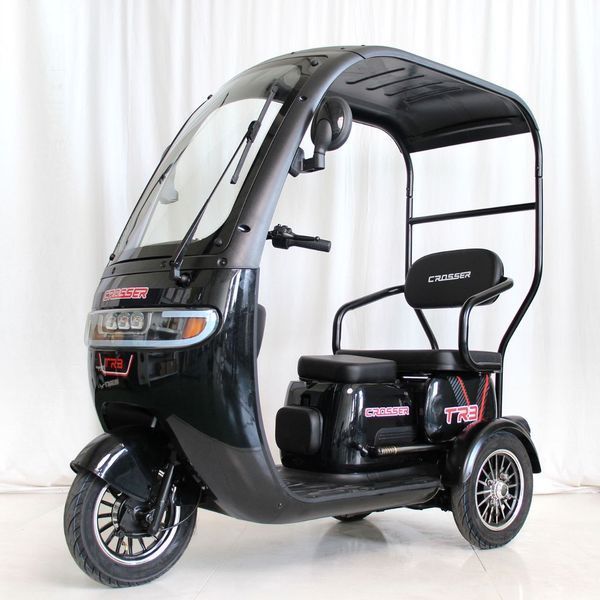 Электроскутер трехколесный Crosser TR3 (800W, 72V,20Ah) 00-114 фото
