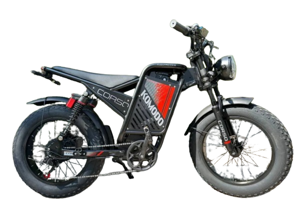 Электрофетбайк Corso "Komodo" 20" дюймов KM-77790 (1) рама стальная, электродвигатель 1000W, аккумулятор 48V18AH 00-351 фото