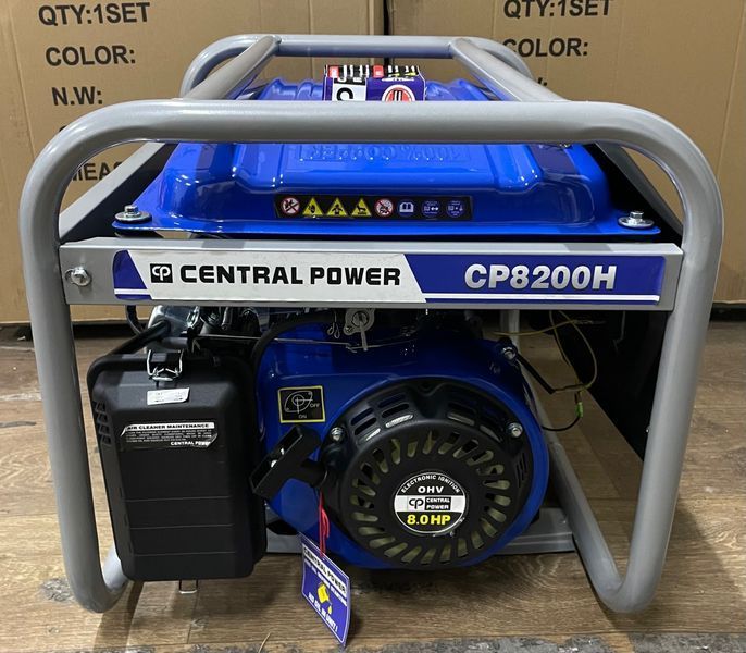 Бензиновий генератор Central Power CP8200H (3,0/3,5кВт) CP8200HE2 фото