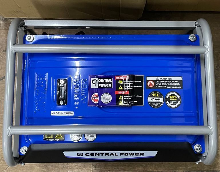 Бензиновий генератор Central Power CP8200H (3,0/3,5кВт) CP8200HE2 фото