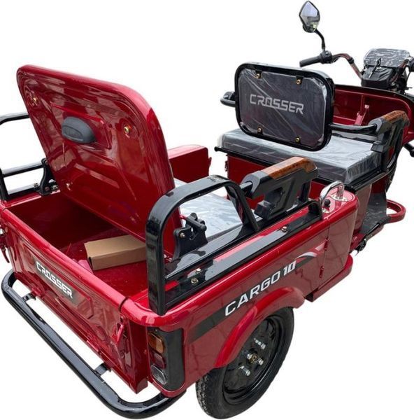 Електро трицикл вантажний Crosser CARGO 10 ( 60 V / 32 Ah / 1500 W) cargo-10 фото