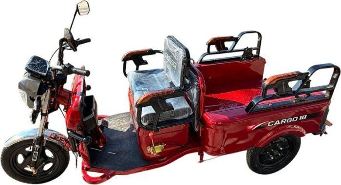 Електро трицикл вантажний Crosser CARGO 10 ( 60 V / 32 Ah / 1500 W) cargo-10 фото