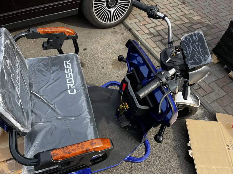 Електро трицикл вантажний Crosser CARGO 10 ( 60 V / 32 Ah / 1500 W) cargo-10 фото