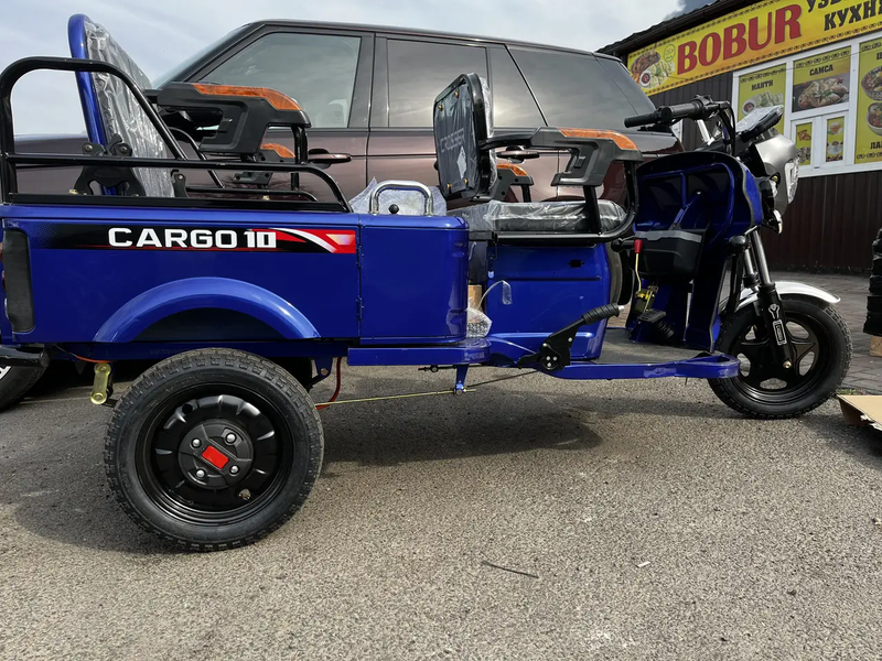 Електро трицикл вантажний Crosser CARGO 10 ( 60 V / 32 Ah / 1500 W) cargo-10 фото
