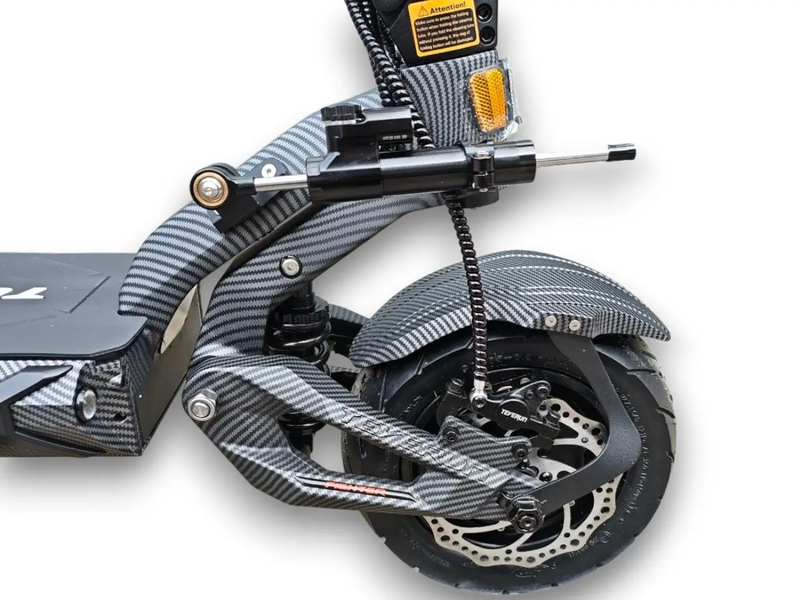 Електросамокат Teverun Fighter 11 60V 31.5Ah 2x1600W &mdash; двомоторний преміум електросамокат для дорослих, до 85 км/год, запас ходу до 80 км 00-545 фото