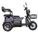 Електроскутер триколісний Crosser TR1 LFP 1500W LiFePo4 30AH  tr1-lfp-violet фото 2