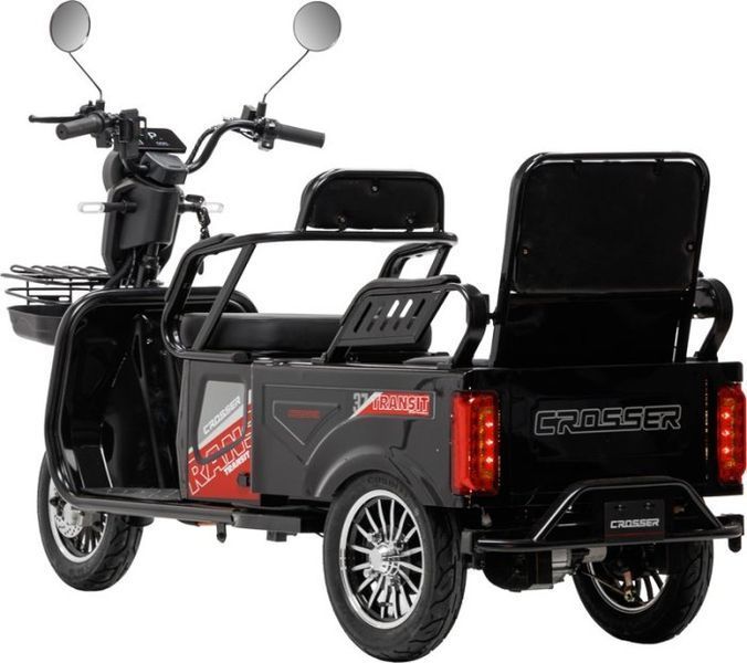Електровелосипед Crosser Transit TR5 &ndash; 1200 Вт, 72V 24Ah, 10&rdquo;, до 35 км/год 00-636 фото