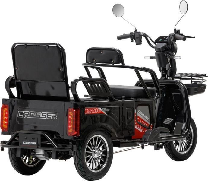 Електровелосипед Crosser Transit TR5 &ndash; 1200 Вт, 72V 24Ah, 10&rdquo;, до 35 км/год 00-636 фото