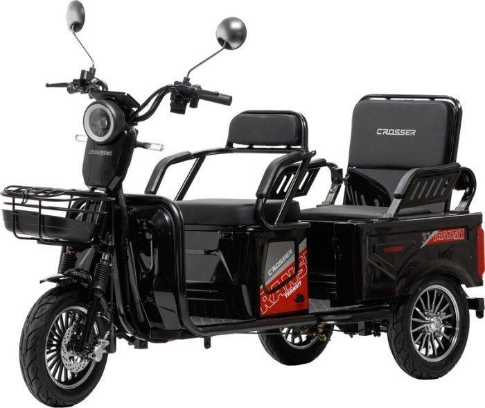 Електровелосипед Crosser Transit TR5 &ndash; 1200 Вт, 72V 24Ah, 10&rdquo;, до 35 км/год 00-636 фото