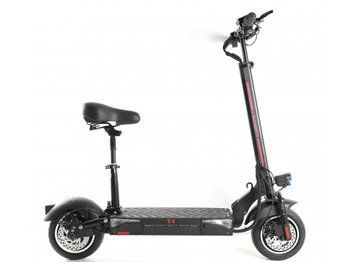 Электросамокат Crosser T4 Air 10 inch (12,5Ah) + сиденье Black T4/02 фото
