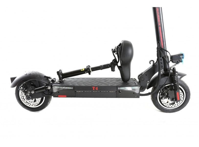 Електросамокат Crosser T4 Air 10 inch (12,5Ah) + сидіння Black T4/02 фото