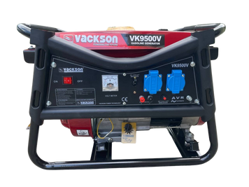 Бензиновий генератор Vackson VK9500V 3.8кв МІДЬ! AVR. Ручний стартер 000-645 фото
