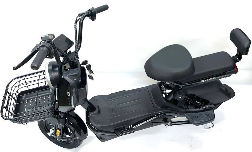Електровелосипед Crosser CR1 PRO LFP (800ВТ 64В 20Ah LifePo4) &mdash; купити оригінал з гарантією 2 роки cr1-lfp black фото