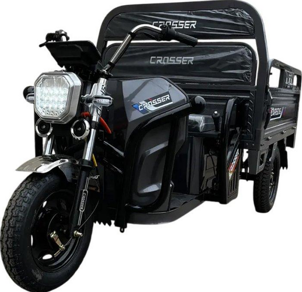 Вантажний електротрицикл Crosser CARGO 16 60V/45Ah/2000W 2026 00-338 фото
