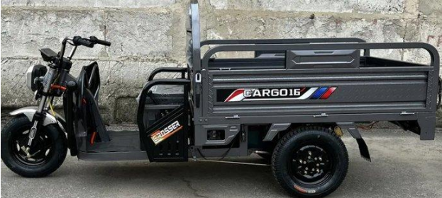 Вантажний електротрицикл Crosser CARGO 16 60V/45Ah/2000W 2026 00-338 фото